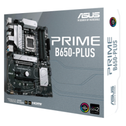 Материнская плата ASUS PRIME B650-PLUS /AM5,B650,USB 3.2 GEN 2,AURA,MB (90MB1BS0-M0EAY0) (923381)