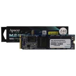 Накопитель Apacer SSD AS2280P4U PRO 2TB M.2 2280 PCIe Gen3x4, R3500/W3000 Mb/s, 3D NAND, MTBF 1.8M, NVMe, 1300TBW, Retail, 5 years (AP2TBAS2280P4UPRO-1)