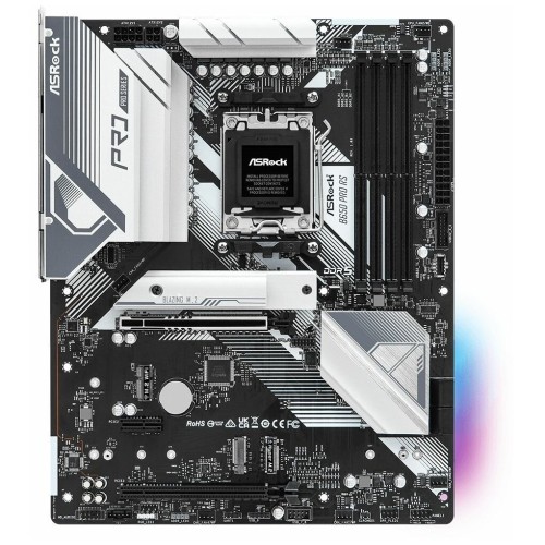 Материнская плата ASRock B650 PRO RS, Socket AM5, AMD B650, 4xDDR5-5200, HDMI+DP, 2xPCI-Ex16, 1xPCI-Ex1, 4xSATA3(RAID 0/1/10), 3xM.2, 8 Ch Audio, 1x2.5GLan, (6+3)xUSB2.0, (3+2)xUSB3.2, (1+1)xUSB3.2 Type-C™, ATX, RTL, {5}