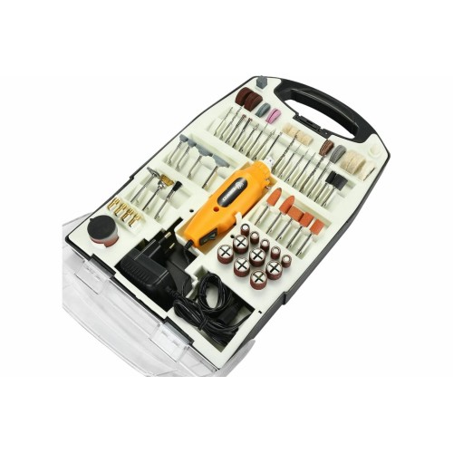 Гравер Deko DKRT150 в кейсе+110 аксессуаров 150Вт насадок:110 кейс