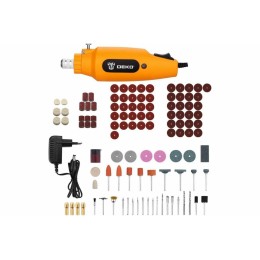 Гравер Deko DKRT150 в кейсе+110 аксессуаров 150Вт насадок:110 кейс