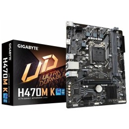 Материнская плата Gigabyte H470M K Soc-1200 Intel H470 2xDDR4 mATX AC`97 8ch(7.1) GbLAN+HDMI RTL