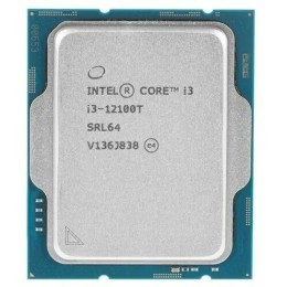Процессор Core i3-12100T OEM  (Alder Lake, Intel 7, C4(0EC/4PC)/T4, Performance Base 2,20GHz(PC), Turbo 4,10GHz, Max Turbo 4,10GHz, UHD 730, L2 5Mb, Cache 12Mb, Base TDP 35W, Turbo TDP 69W, S1700) (CM8071504651106)