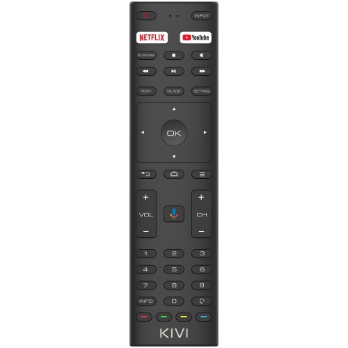 Телевизор KIVI 55" 55U740NB черный 4K Ultra HD 60Hz DVB-T DVB-T2 DVB-C WiFi Smart TV