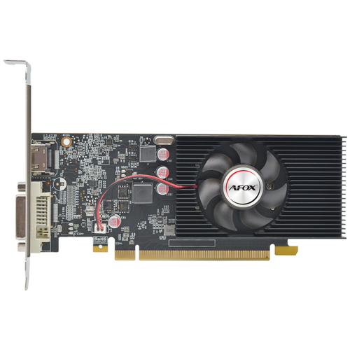 Видеокарта AFOX GT1030 4GB DDR4 64BIT, DVI HDMI ATX SINGLE FAN (AF1030-4096D4H5)