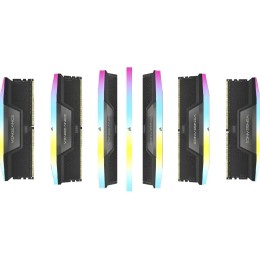 Модуль памяти Corsair Vengeance RGB  DDR5 Dimm CMH32GX5M2B5200C40 5200MHz 32GB 2x16GB Unbuffered, 40-40-40-77, XMP 3.0, Black Heatspreader, 1.25V (692850)