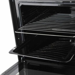 Газовая плита FLAMA N FG 24237 B коричневый (стеклянная крышка) реш.сталь