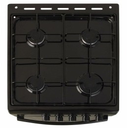 Газовая плита FLAMA N FG 24237 B коричневый (стеклянная крышка) реш.сталь