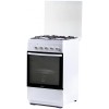 Комбинированная плита FLAMA L FK 1412 W белый (стеклянная крышка) реш.сталь