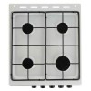 Комбинированная плита FLAMA L FK 1412 W белый (стеклянная крышка) реш.сталь