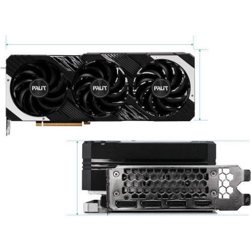 Видеокарта Palit PA-RTX4080 GAMINGPRO 16GB GDDR6X 2205/22400 HDMIx1 DPx3 HDCP