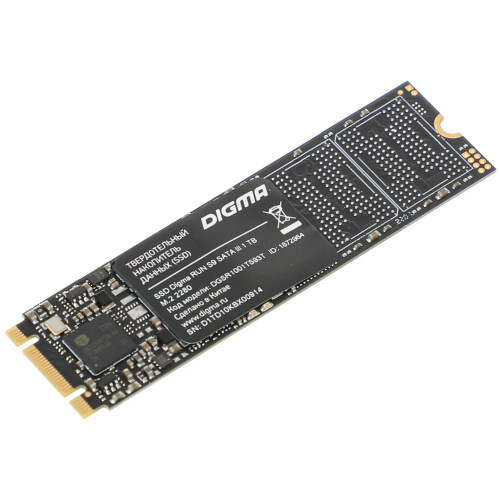 Накопитель SSD Digma SATA III 1Tb DGSR1001TS93T Run S9 M.2 2280