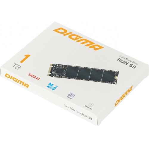 Накопитель SSD Digma SATA III 1Tb DGSR1001TS93T Run S9 M.2 2280