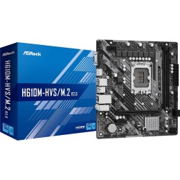 Материнская плата Asrock H610M-HVS/M.2 R2.0 Soc-1700 Intel H610 2xDDR4 mATX AC`97 8ch(7.1) GbLAN+VGA+HDMI