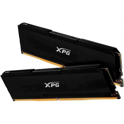 Модуль памяти 64GB ADATA DDR4 3200 DIMM GAMMIX D20 Black Gaming Memory AX4U320032G16A-DCBK20 Non-ECC, CL16, 1.35V, Heat Shield, Kit (2x32GB), RTL