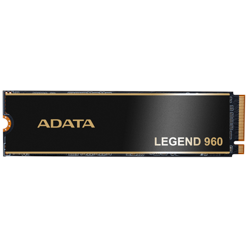 Твердотельный накопитель SSD M.2 2280 2TB ADATA LEGEND 960 [ALEG-960-2TCS] PCIe Gen4x4 with NVMe, 7400/6800, IOPS 750/630K, MTBF 2M, 3D NAND, 1560TBW, 0,43DWPD, Heat Sink, SMI SM2264, Work with PS5, RTL