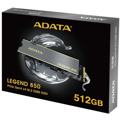 Твердотельный накопитель SSD ADATA 512GB M.2 PCIe NVMe LEGEND 850 (ALEG-850-512GCS)