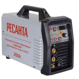 Сварочный аппарат Ресанта САИ-200АД (АС/DC) инвертор ММА DC/TIG