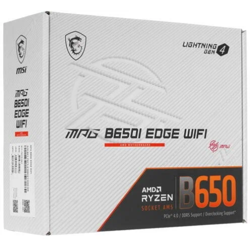 Материнская плата MSI MPG B650I EDGE WIFI, AM5,2DDR5,1PCIEx16,2M.2,4SATA3,1USB 20G,4USB 10G,4USB 5G,2USB2 (010146)