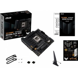 Материнская плата ASUS TUF GAMING B650M-PLUS WIFI AM5 micro-ATX 4xDDR5 2xPCIEx16 PCIEx1 2xM.2 HDMI DP 2.5GLAN WIFI (90MB1BF0-M0EAY0)
