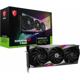 Видеокарта MSI RTX4070Ti GAMING X TRIO 12G GDDR6X 2745/21000 HDMIx1 DPx3 HDCP Ret