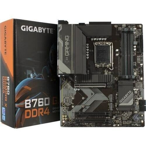 Материнская плата Gigabyte B760 GAMING X DDR4 Soc-1700 Intel B760 4xDDR4 ATX AC`97 8ch(7.1) 2.5Gg RAID+HDMI+DP