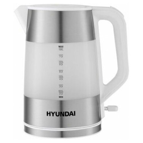 Электрочайник HYUNDAI HYK-P4025 2л. 2200Вт белый (корпус: пластик)