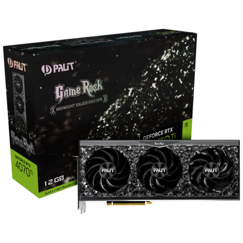 Видеокарта Palit RTX4070Ti GAMEROCK  12Gb 192 GDDR6X 2310/21000 HDMIx1 DPx3 HDCP Ret