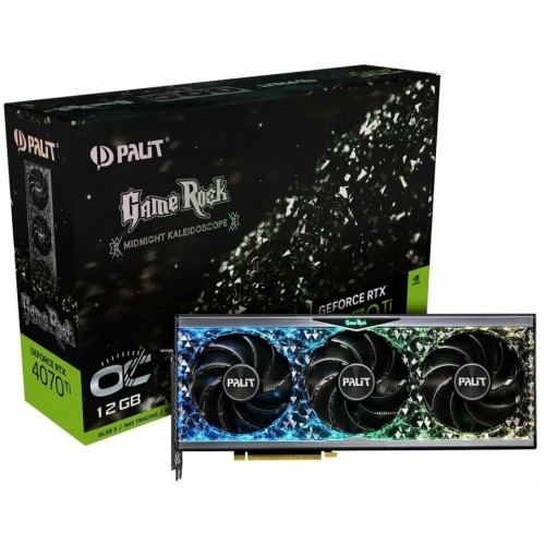 Видеокарта Palit RTX4070Ti GAMEROCK OC NVIDIA  12Gb 192 GDDR6X 2310/21000 HDMIx1 DPx3 HDCP Ret