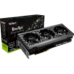 Видеокарта Palit RTX4070Ti GAMINGPRO OC NVIDIA GeForce RTX 4070TI PCI-E 4.0 12288Mb 192 GDDR6X 2310/21000 HDMIx1 DPx3 HDCP Ret