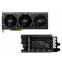 Видеокарта Palit RTX4070Ti GAMINGPRO OC NVIDIA GeForce RTX 4070TI PCI-E 4.0 12288Mb 192 GDDR6X 2310/21000 HDMIx1 DPx3 HDCP Ret