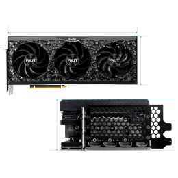 Видеокарта Palit RTX4070Ti GAMINGPRO OC NVIDIA GeForce RTX 4070TI PCI-E 4.0 12288Mb 192 GDDR6X 2310/21000 HDMIx1 DPx3 HDCP Ret