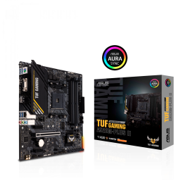 Материнская плата Asus TUF GAMING A520M-PLUS II  Soc-AM4  4xDDR4 mATX AC`97 8ch(7.1) GbLAN RAID+VGA+HDMI+DP