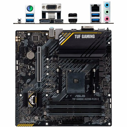 Материнская плата Asus TUF GAMING A520M-PLUS II  Soc-AM4  4xDDR4 mATX AC`97 8ch(7.1) GbLAN RAID+VGA+HDMI+DP