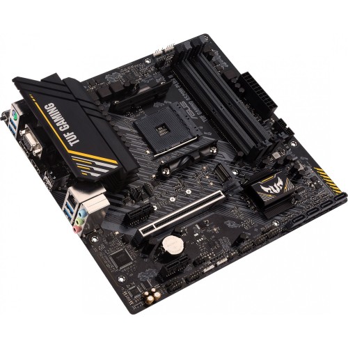 Материнская плата Asus TUF GAMING A520M-PLUS II  Soc-AM4  4xDDR4 mATX AC`97 8ch(7.1) GbLAN RAID+VGA+HDMI+DP