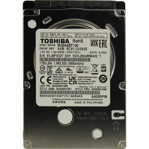 Жесткий диск Toshiba SATA-III 1Tb MQ04ABF100 (5400rpm) 128Mb 2.5"