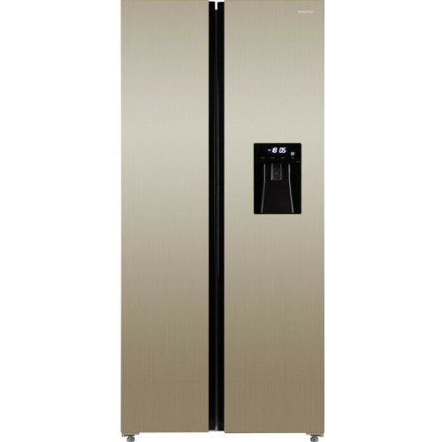 Холодильник NORDFROST RFS 484D NFH inverter шампань