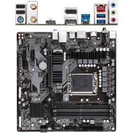 Материнская плата Gigabyte B760M DS3H AX DDR4 Soc-1700 Intel B760 4xDDR4 mATX AC`97 8ch(7.1) 2.5Gg RAID+HDMI+DP