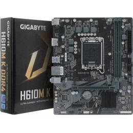 Материнская плата Gigabyte H610M K DDR4 Soc-1700 Intel H610 2xDDR4 mATX AC`97 8ch(7.1) GbLAN+VGA+HDMI