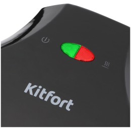 Вафельница KITFORT КТ-1664 1000Вт черный