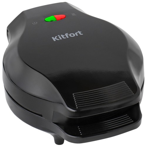 Вафельница KITFORT КТ-1664 1000Вт черный