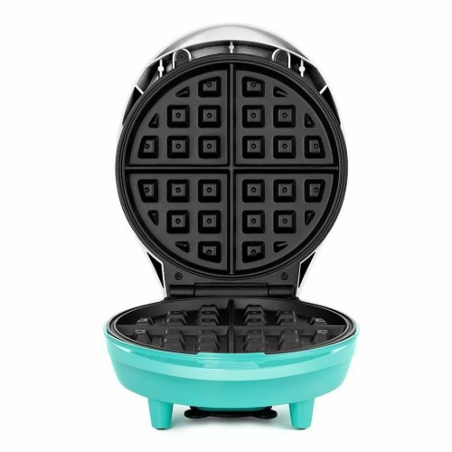 Вафельница KITFORT КТ-1667 1000Вт белый/бирюзовый