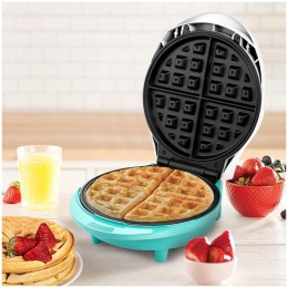 Вафельница KITFORT КТ-1667 1000Вт белый/бирюзовый