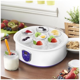 Йогуртница KITFORT КТ-2088-1 20Вт белый/фиолетовый