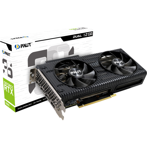 Видеокарта Ninja (Sinotex) Geforce RTX3060 (3584SP) 12GB GDDR6 192BIT (HDMI/3xDP) 12GB GDDR6 192BIT (HDMI/DP)