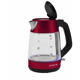 Электрочайник POLARIS PWK 1760CGL 1.2л. 2200Вт красный (корпус: пластик/стекло)