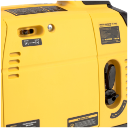 Генератор инверторный GT-2200iS, 2,2 кВт, 230 В, бак 4 л, закрытый корпус,  ручной старт// Denzel