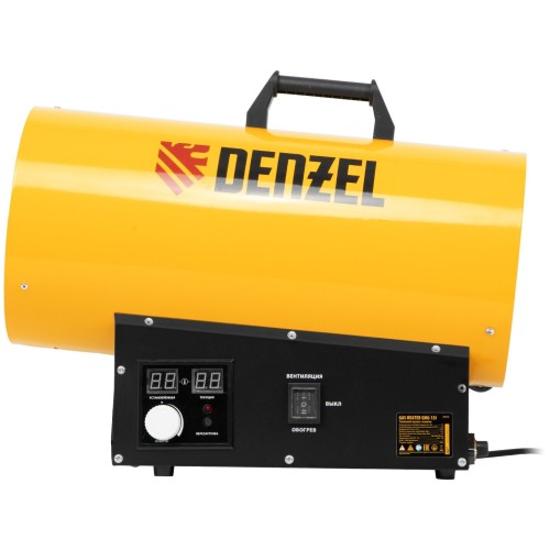 Газовая тепловая пушка GHG-15i, 15 кВт, цифровой термостат, пропан-бутан// Denzel