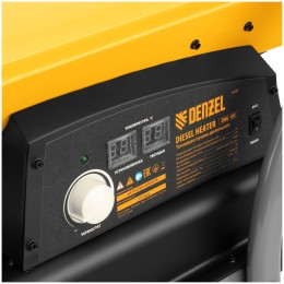 Дизельная тепловая пушка DHG-45i, 45 кВт, 1000 м3/ч, прямой нагрев, электронный термостат// Denzel