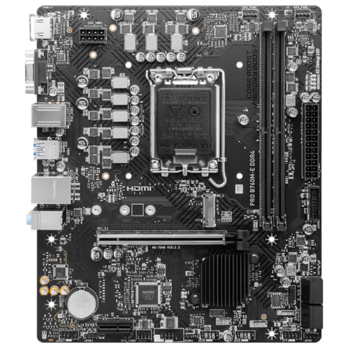 Материнская плата MSI B760 S1700 MATX PRO B760M-E DDR4
